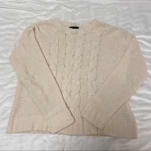 Cream Chenille Sweater
